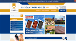 Desktop Screenshot of epitoiparifelujitas.hu