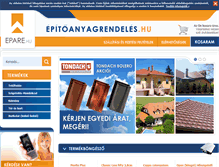 Tablet Screenshot of epitoiparifelujitas.hu